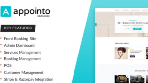 Appointo Multi Vendor v1.1.1 Booking Management System