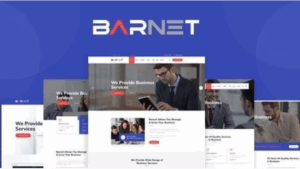Barnet v1.9 Business Consulting WordPress Theme