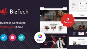 Biztech v1.0.1 Consulting Business WordPress Theme