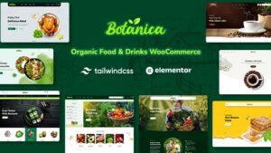 Botanica v1.2.0 Food & Drinks Tailwind CSS WooCommerce Theme