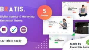 Bratis v3.0.1 Digital Marketing WordPress Theme + RTL