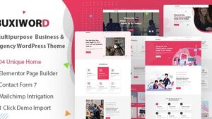 Buxiword (v1.2.6) Digital Agency WordPress Theme