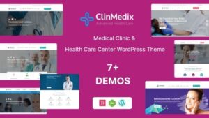 Clinmedix (v2.7) Health And Medical WordPress Theme