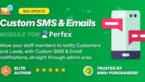 Custom SMS & Email Notifications for Perfex CRM v2.3.4