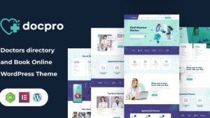 Docpro (v1.0.1) Doctors directory WordPress Theme