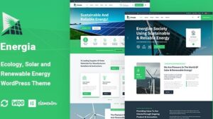 Energia (v1.1.5) Renewable Energy WordPress Theme