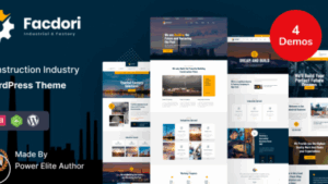Facdori (v2.9) Factory & Industrial WordPress Theme