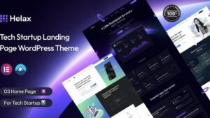 Helax (v1.0.3) Tech Startup WordPress Theme