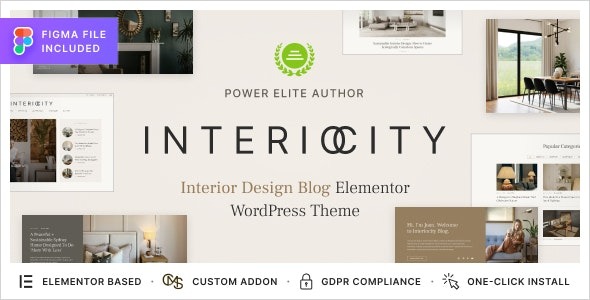 Interiocity (v1.2.1) Home Decor Blog and Interior Design Magazine WordPress Theme