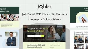 Joblet v1.0 Job Recruitment Services WordPress Theme