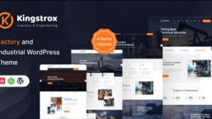 Kingstrox (v1.0.0) Factory and Industrial WordPress Theme