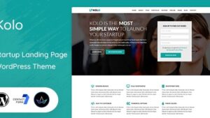 Kolo v1.9 Startup Landing Page WordPress Theme