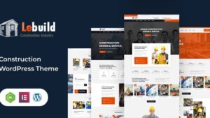 Lebuild v2.0.0 Construction Industry Company WordPress Theme
