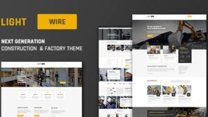Lightwire v1.4.8 Construction And Industry Theme
