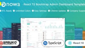Nowa (7-June-2024) React TypeScript Admin Template