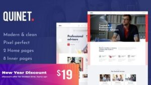 Quinet v2.3 Business Consulting WordPress Theme