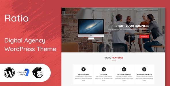 Ratio v1.5 Material Design WordPress Theme