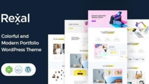 Rexal (v2.3) A Colorful Portfolio WordPress Theme