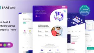 Saasweb v2.9 WordPress Theme For App & Saas Products