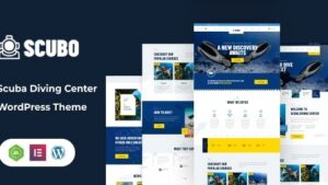 Scubo (v1.0) Scuba Diving Centre WordPress Theme