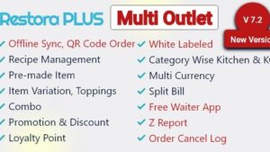 iRestora PLUS Multi Outlet v7.5 - Next Gen Restaurant POS