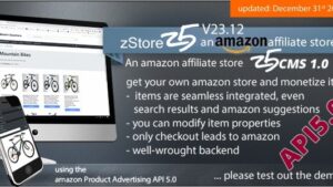 zStore z5 v23.12 an amazon affiliate Store – PA API 5.0