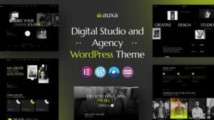 Auxa v1.0.0 Digital Studio and Agency WordPress Theme