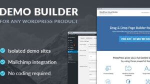 Demo Builder for any WordPress Product Nulled Free Download