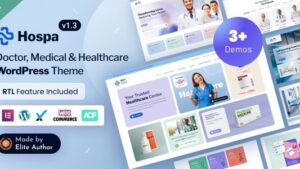 Hospa (v1.7) Medical Clinic & Hospital Elementor WordPress Theme