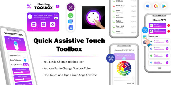 Quick Assistive (v1.0) Android App Source Code