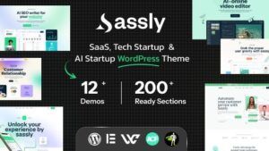 Sassly v1.2 SaaS, AI & Tech Startup Theme