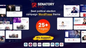 Senatory (v2.2.6) Political Candidate WordPress Theme