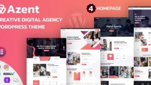 Azent v1.0.0 Creative Digital Agency WordPress Theme