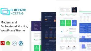 Bluerack (v2.7) Modern Hosting WordPress Theme