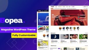 Bopea (v1.1.2) Newspaper & Magazine WordPress Theme