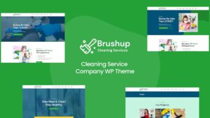 Brushup (v1.3) Cleaning Service Company WP Theme