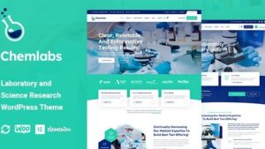 Chemlabs (v1.0.3) Laboratory & Science Research WordPress Theme