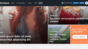 MTS: Dividend (v1.1.3) Excellent Magazine WordPress Theme