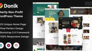 Donik (v1.0.4) Charity & Fundraising WordPress Theme + WooCommerce Support