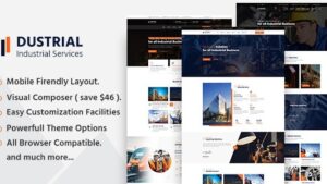 Dustrial (v5.0.1) Factory & Industrial WordPress Theme