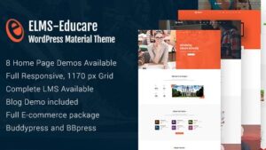 Elms (v1.0.0) Educational Material WordPress Theme