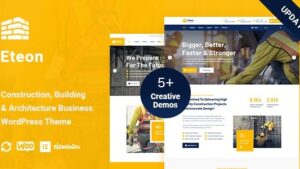 Eteon (v1.0.6) Construction And Building WordPress Theme