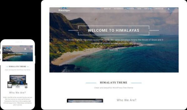 Himalayas Pro v2.2.10 One Page WordPress Theme