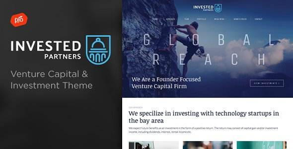 Invested (v2.2) Venture Capital & Investment WordPress Theme