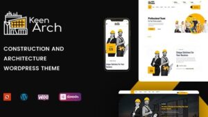 Keenarch (v1.0.0) Building & Construction WordPress Theme