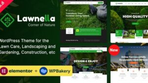 Lawnella (v2.5.4) Gardening and Landscaping WordPress Theme