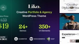 Liko (v1.0.4) Creative Agency & Portfolio WordPress Theme