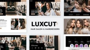 Luxcut (v1.2) Hair Salons and Hairdressers WordPress Theme