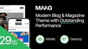 Maag (v1.1.2) Modern Blog & Magazine Theme with Outstanding Performance