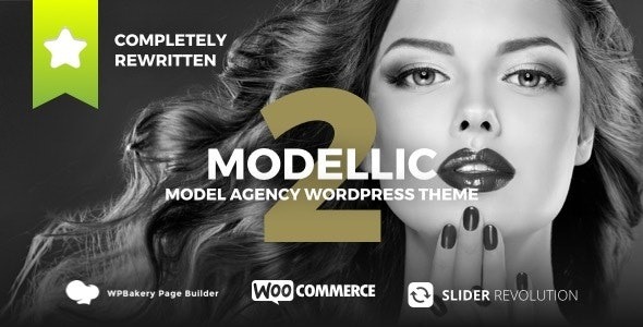 Modellic (v3.3.16) WooCommerce & Booking Model Agency WordPress Theme